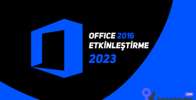 Office 2016 Etkinleştirme