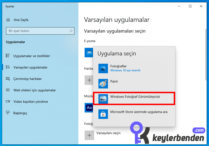 Windows 11 Fotoğraf Görüntüleyici Etkinleştirme