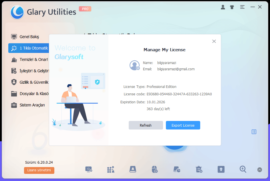 Glary Utilities Pro Key