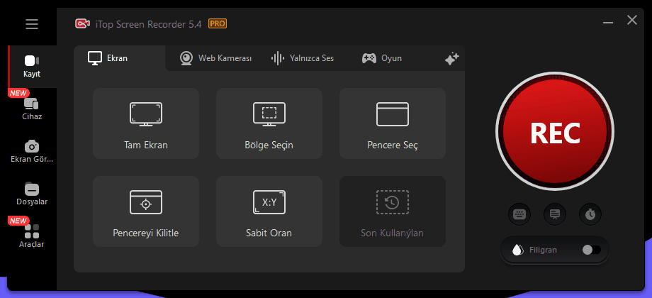 İtop Screen Recorder Key