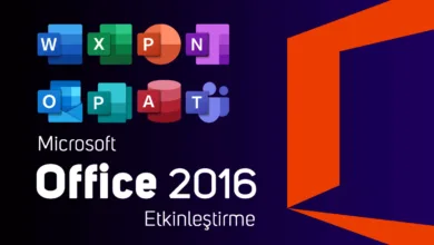 Office 2016 Etkinleştirme