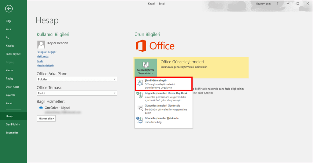 Microsoft Office 2016 Ürün Anahtarı ile Etkinleştirme